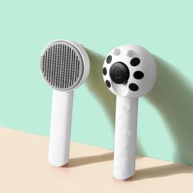 Pet Cleaning Supplies Insect Shape Cat Hair Removal Comb (Color: White)