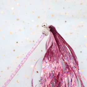 Ringing Paper Tassel Cat Teaser Toy (Option: Purple-About 2640cm Long)