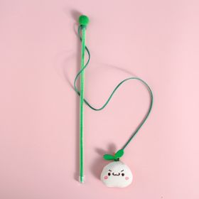 Cartoon Plush Bell Cat Teaser Interactive Sound Toy (Option: Little Bean Sprout)