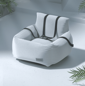 Car Kennel Small Front Passenger Seat Cushion Removable And Washable Artifact (Option: Car socket)