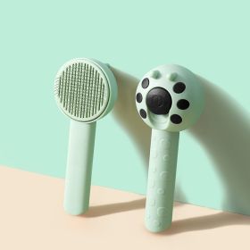 Pet Cleaning Supplies Insect Shape Cat Hair Removal Comb (Color: Green)