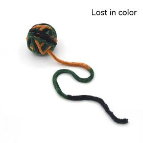 Cat Self Hi Relieving Stuffy Bite Toy Ball (Option: Fan Color-Diameter About 5cm)