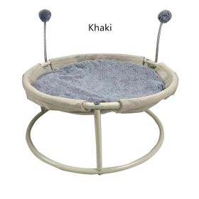Cat Nest Universal Ground Moisture-proof Convenient Disassembly (Option: Khaki-L)