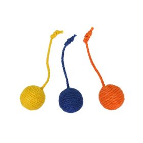 Cat Toy Funny Stick Bite Resistant Catnip Ball (Option: Red yellow and blue parts)