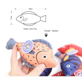 Relieving Stuffy Molars Catnip Toy (Option: Pink Fish)