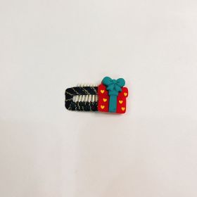 Christmas Cartoon Pet Headdress Cat Dog Barrettes (Option: Christmas Gift-3.2cm)