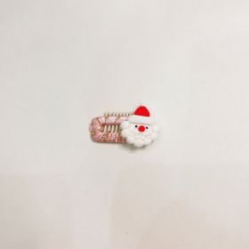 Christmas Cartoon Pet Headdress Cat Dog Barrettes (Option: Santa-3.2cm)