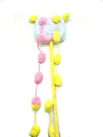 Funny Cat Velvet Lollipop Shape Cat Toy (Option: Colorful Square)