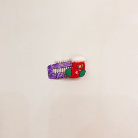 Christmas Cartoon Pet Headdress Cat Dog Barrettes (Option: Christmas Shoes-3.2cm)