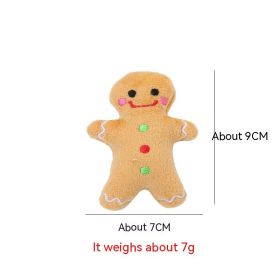 Christmas Series Plush Toys With Catnip (Option: Gingerbread Man)