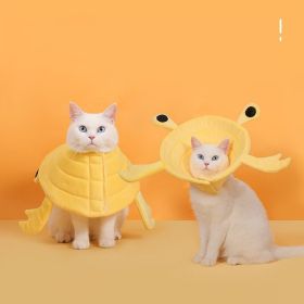 Protective Cover For Pet Cats And Dogs (Option: Yellow Crab-S)