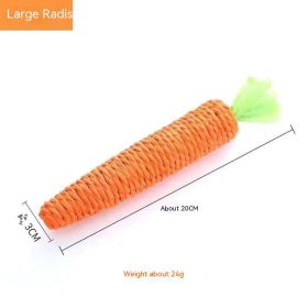 Sound Carrot Kittens Molar Rod Cat Scratch Board (Option: Carrot Large)
