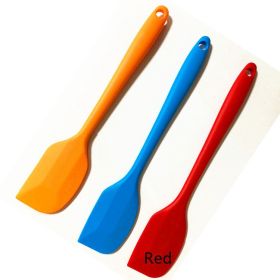 Fashion Simple Silicone Pet Slow Food Mat (Option: Red-Silicone Shovel)
